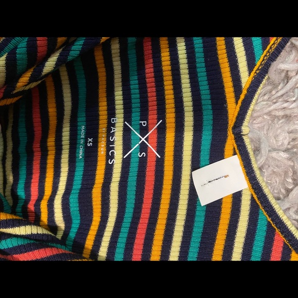 Pacsun colorful stripe spaghetti strap top - Picture 5 of 8
